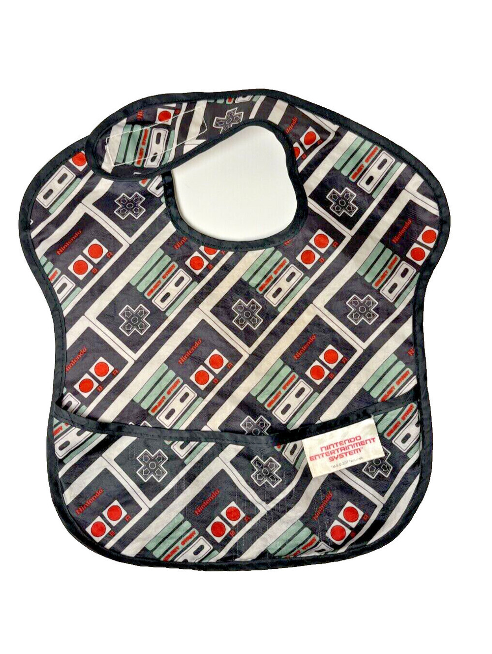 Nintendo Entertainment Systems Original Controller NES 2017 Baby Toddler Bib